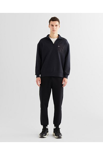 Gant Men's Black Regular Fit Sweatpants