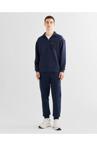 Gant Men's Navy Blue Regular Fit Sweatpants