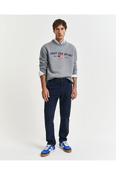Gant Erkek Lacivert Slim Fit Pantolon