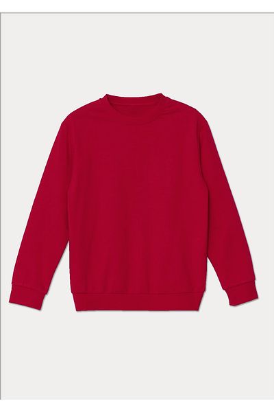 DFN Kids 4,5,6,7,8,9,10 Years Old Children's Unprinted Thick Winter Sweatshirt