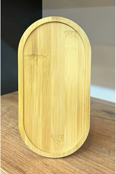 OneHouse 23X12 Bamboo Oil Pot Soap Stand - Multi-Purpose Presenter