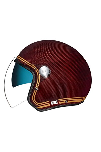 Nexx X.G20 LIGNAGE KARBON BORDO-SARI KASK