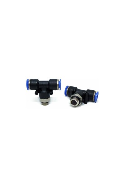 MGK HİDROLİK & ENDÜSTRİYEL Mgk 1/2"- 8mm Ortabacak 'te' Pnömatik Bağlantı Nip...