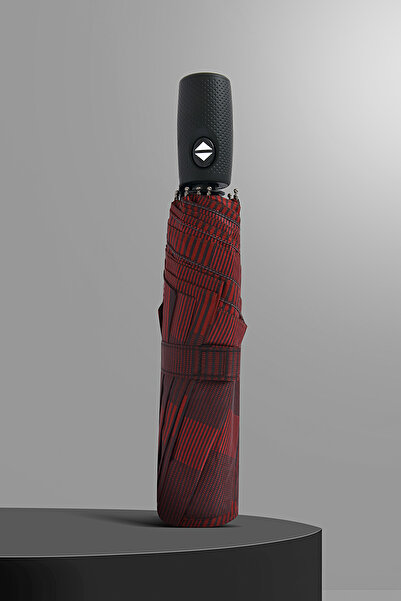 LUPİX 8 TELLİ FULL OTOMATİK ÇİZGİLİ ŞEMSİYE