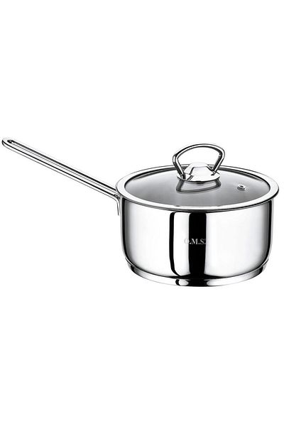 OMS PASLANMAZ Oms Mini Single Handle Pot - 12X8 Cm, 152.2008-12-Mtt Q