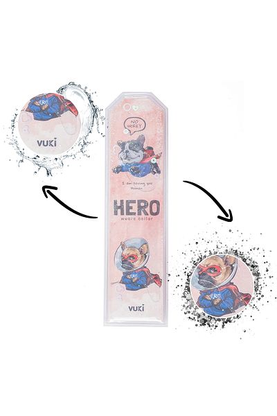 VUKİ Σελιδοδείκτης με μοτίβο σκύλου Glittery Water