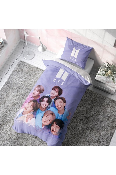 Viadela Bts Korean Duvet Cover Set (Without Sheets)