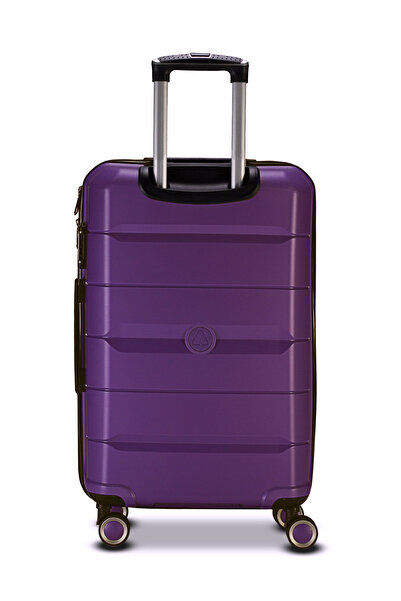 Fiyaka My-pp orta boy Polipropilen Süper esnek kırılmaz tekerlekli valiz bavul seyahat MOR