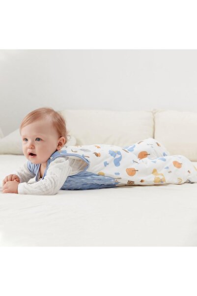 fulina Baby Sleep Sack, Baby Wearable Blanket, 100% Cotton Toddler Sleeping Sack 2-Way Zipper Warm (L)