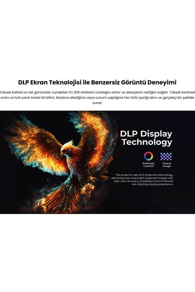 Havit Android 9.0 Pro Ruby Taşınabilir Bataryalı DLP Projeksiyon Cihazı-5G WiFi Desteği-Bluetooth