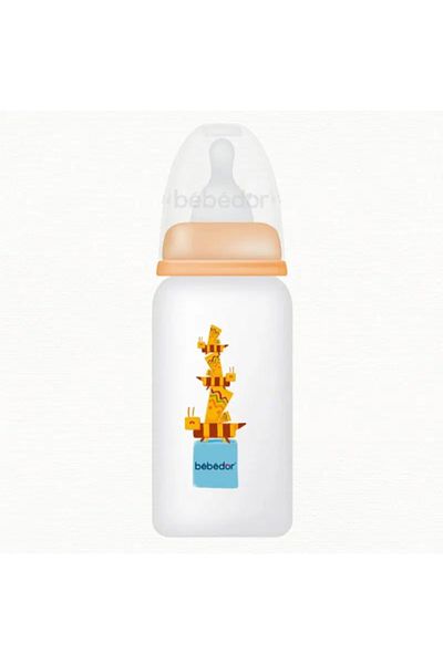 Bebedor 125 ml Yellow Bee Patterned Pp Baby Bottle - 23302
