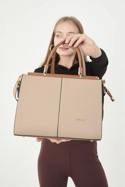 CRESSBERRY 14320 Дамска чанта за ръка и през рамо с множество отделения