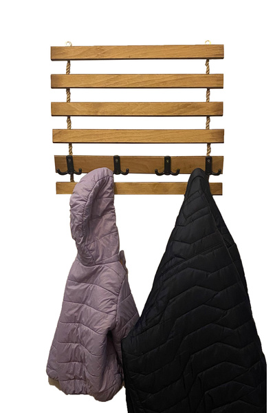 Apak Ahşap Dekorasyon Dekoratif Duvar, Çocuk Odası, Kapı Arkası, Hol için Askılık