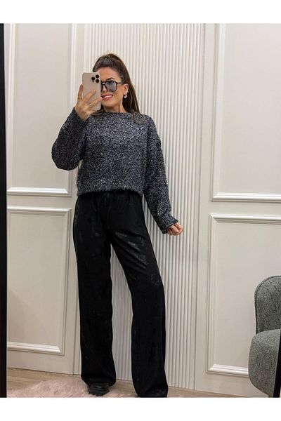Flow Printed Wide Leg Trousers