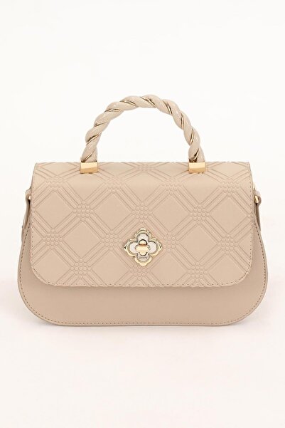 Levidor 930180 Kadın Kabartma Desenli El & Omuz Çantası