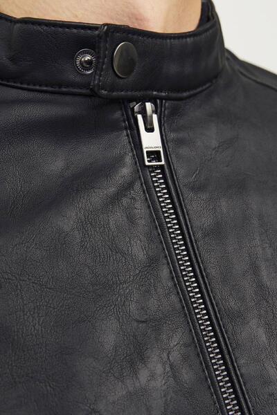 Jack & Jones JJEDYLAN CLEAN PU JACKET NOOS SİYAH 12261195