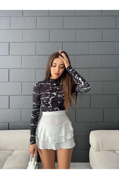 Genel Markalar Dijital Baskılı Bluz