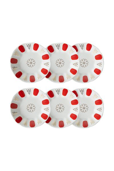 Mudo Concept Acem Tea Plate - Red 6 Li