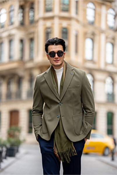 SARDINELLI Erkek Slim Fit Mono Yaka Ceket