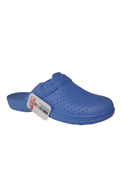 GEZER Ge0358-10 Men's Blue Dotted Indoor Bathroom Slippers