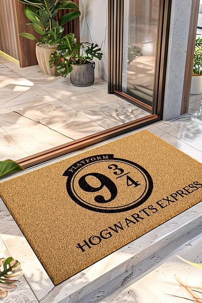 Decovetro Harry Potter Hogwarts Express Patterned Floor Mat - 40X60 cm