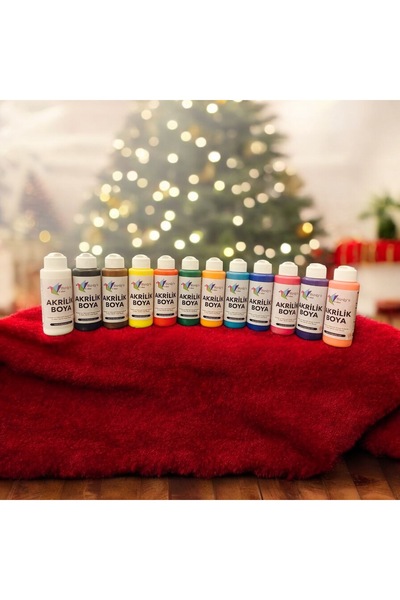 Birdys Color Birdy's Color Akrilik Boya 12'li Set 12X120 ml Sanatsal Renkler - Ana Renkler