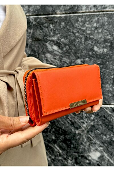 Just Polo Orange Wallet Multi-Compartment Original Akalite Wallet