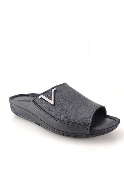 The Dortex Shoes Οι γυναικείες παντόφλες από γνήσιο δέρμα Dortex Orthopedic Wedge Heel Slippers