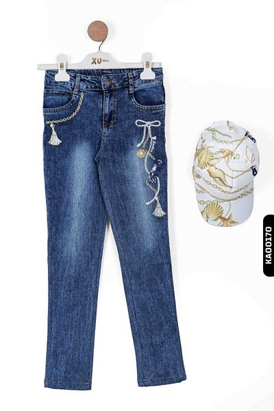 XO Kids Girls' Pants and Shamba 3-8 Years - 2196 Models
