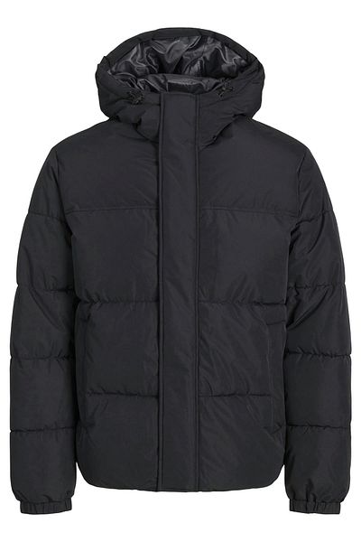 Jack & Jones Jjebradley Black Puffer Hood - Sn S 12256974
