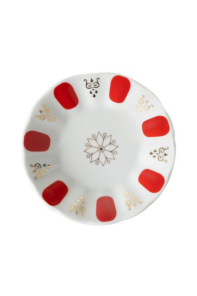 Mudo Concept Acem Tea Plate - Red 6 Li