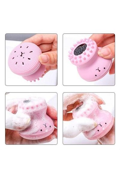 Woody Sofia Mini Silicone Brush with Exfoliating Effect - Easy Blackhead Removal