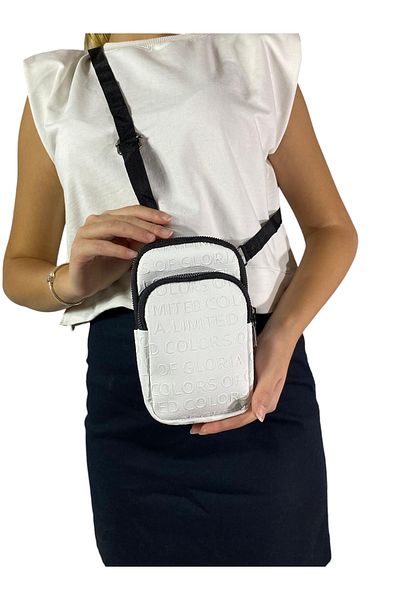 Gloria Two-Eye Hanger Phone Bag: Width 9 cm, Length 18 cm, Width 6 cm.