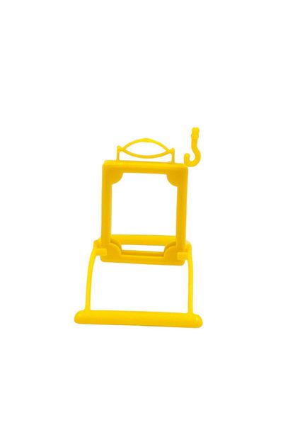 Ans Yellow Mirrored Perch Swing Budgie Toy