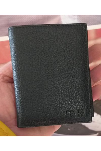 Praff 8006 Genuine Leather Large Size Men's Wallet with Card Holder Inside