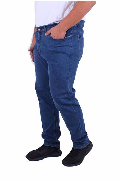Starbattal Power Lycra Madrid 11900 - جينز أزرق فاتح مقاس كبير