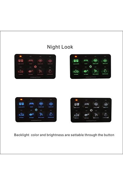 Voswitch Universal 8 Switch Programmable Switch Panel