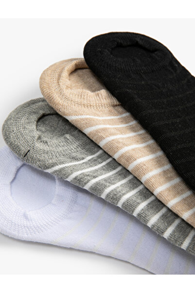 Koton Set 4 Ciorapi Invizibili Multicolor