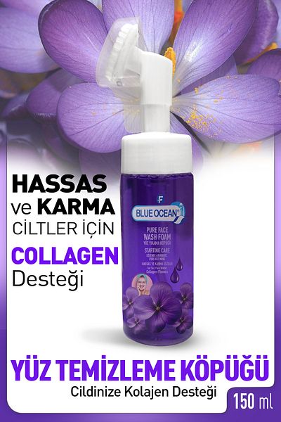 Blue Ocean Collagen Facial Cleansing Foam