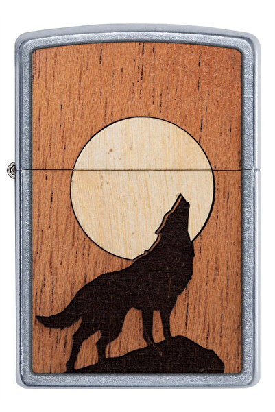 Zippo Woodchuck Howling Wolf Çakmak