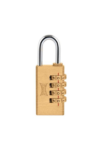 Kale Kilit 4 Step Combination Padlock Solid Brass 28 mm
