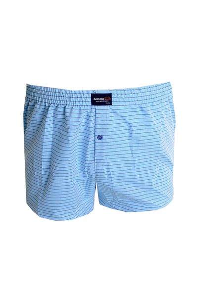 ModeXL Mode Xl Large Size Ανδρικό Boxer με σχέδιο Poplin 6348 Καφέ