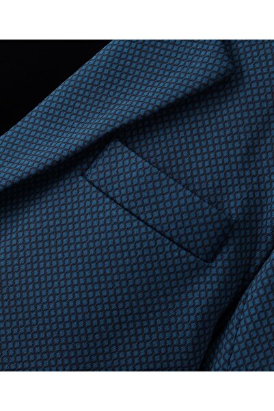 Babyhug Babyhug Full Sleeves Party Wear Blazer - Dark Blue