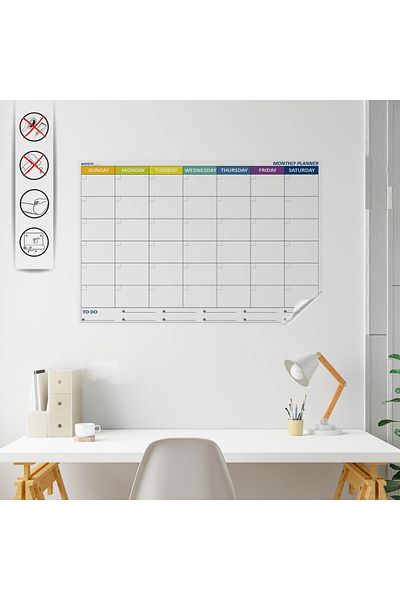 ZERO LAND 60 cm X 90 cm Static Paper Monthly Planner - 647140
