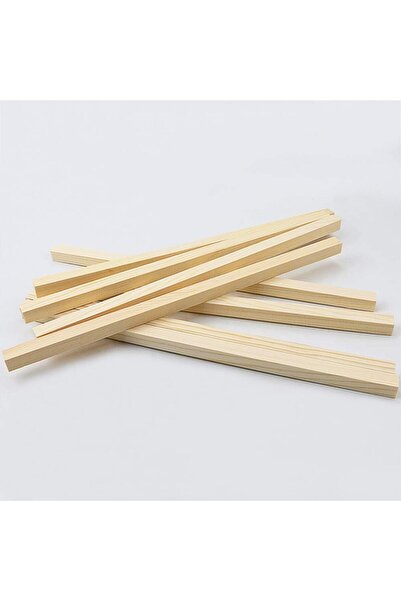 woodendemik Ahşap Çıta (Çam Ağacı) 1 cm x 1,5 cm x 65 cm Zımparalanmış Çıta (...