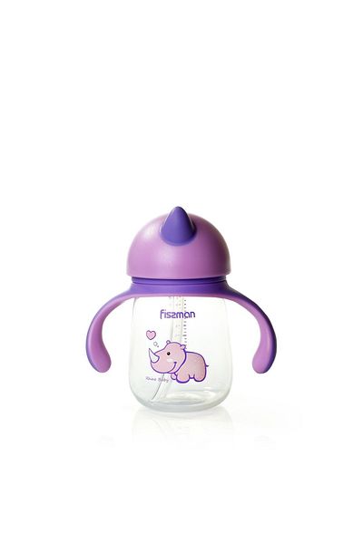 Fissman Training Cup for Toddler Drinkware Purple - 260ml