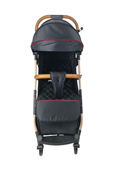BabyCara Ultra Lightweight Baby Stroller Gold Frame Compact Folding for Travel Cabin