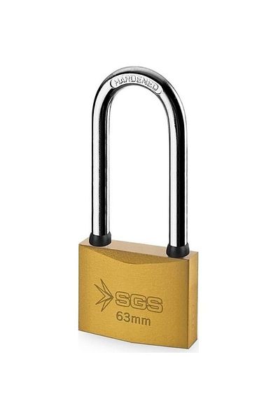 DEPOKON Sgs Asma Lock Yellow Painted Long Hook 63mm