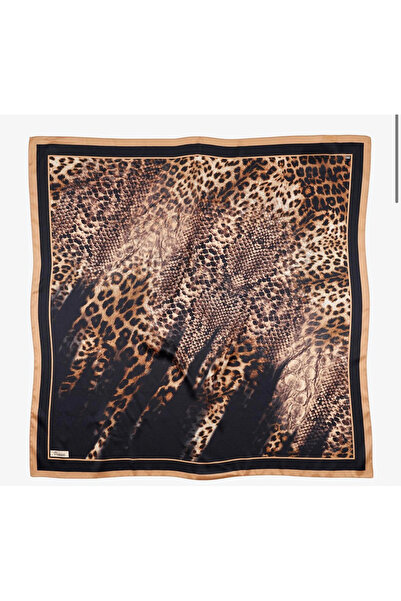 Picasso PİCASSO leopar desen kristal eşarp
