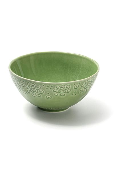 Fissman Ceramic Bowl Green 21.6cm
